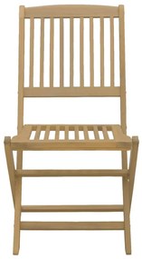 vidaXL Καρέκλες Κήπου Πτυσσόμενες 8 τεμ. 48,5x57x90 εκ. Μασίφ Ακακία