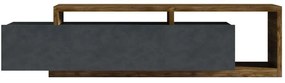 Έπιπλο Τηλεόρασης Bron 162757309 219x45x52cm Dark Natural-Anthracite