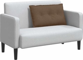 vidaXL Μαξιλάρι Πλάτης Καφέ 80 x 19 x 50 εκ ύφασμα