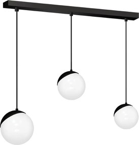 Κρεμαστό Φωτιστικό Sfera 65cm 3xE14 Μαύρο