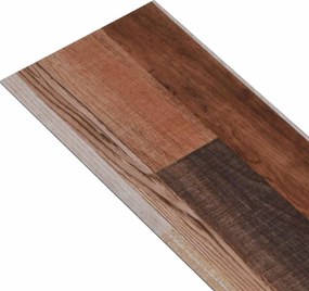 vidaXL Πλάκες Δαπέδου 18 pcs Πολύχρωμο 2,51 m² PVC