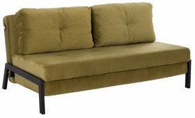 Καναπές-Κρεβάτι Lana HM3079.13 Διθέσιος 150x87x79cm Olive Velvet