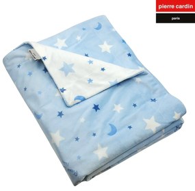 ΚΟΥΒΕΡΤΑ ΑΓΚΑΛΙΑΣ soft plus FLEECE 80X110 PIERRE CARDIN MOON BLUE