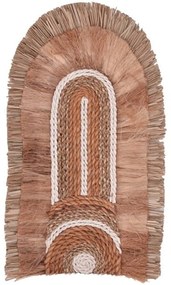 Διακοσμητικό Τοίχου Earsy I 339-000036 48x26x8cm Natural Inart Seagrass