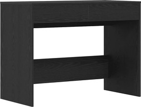 vidaXL Γραφείο Μαύρη Δρυς 101 x 50 x 76,5 εκ. από Τεχνητό Ξύλο