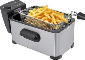 Sokany HD-3302 Φριτέζα Λαδιού με Αποσπώμενο Κάδο 3.5lt Ασημί