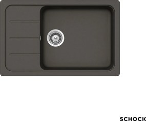 Schock Element 31180 - Νεροχύτης Κουζίνας Γρανίτη 78x50 - Asphalt