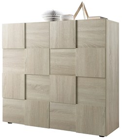 Έπιπλο Τηλεόρασης Ανθρακί Οξειδωμένο 121x43x57
