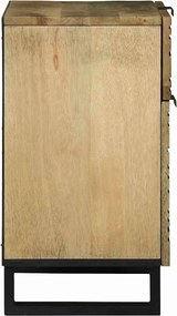 vidaXL Κομοδίνο Φυσικό 50 x 33 x 60 εκ Επεξεργασμένο Ξύλο