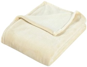 vidaXL Κουβέρτα Κρεμ 150 x 200 εκ. από Πολυεστέρα