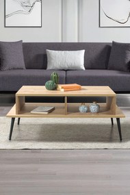 Τραπεζάκι Σαλονιού Sapphire Δρυς SIVARON 100x56x20