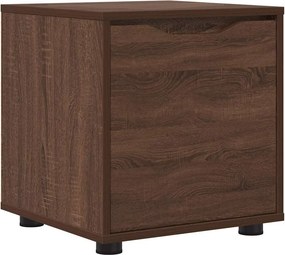 vidaXL Ντουλάπι Μπάνιου 40,5 x 40 x 44 εκ Επεξεργασμένο Ξύλο Καφέ δρυς