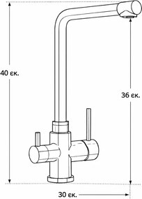 Gloria Tre Vie Satine – Μπαταρία Κουζίνας Φίλτρου