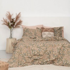 Φανελένια Σεντόνια Μονά (Σετ) Palamaiki Cosy CW285 Μπεζ ΜΕ ΛΑΣΤΙΧΟ 100x200+30