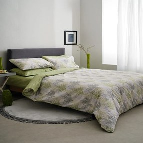 Σεντόνια Silvia-1 (Σετ 4τμχ) Green Vesta Home Διπλό 200x260cm 100% Βαμβάκι