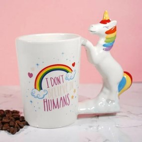 Κεραμική κούπα με χερούλι unicorn LY-27775