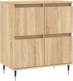 vidaXL Συρταριέρα Sonoma Δρυς 60x35x70 εκ. Επεξεργασμένο Ξύλο