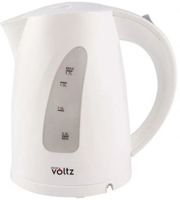 Ηλεκτρικός βραστήρας Oliver Voltz OV51230B, 2200W, 1.7 l, περιστρεφόμενη βάση 360C, φωτεινή ένδειξη, Λευκό