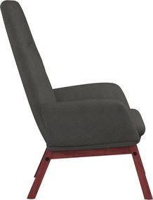 vidaXL Πολυθρόνα Relax Σκούρο Γκρι Υφασμάτινη