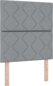 vidaXL Κεφαλάρι Ανοιχτό γκρι 80 cm ύφασμα