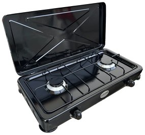 ERTONE ERT-MN-212NG BLACK 2 GAS Επιτραπέζια Εστία