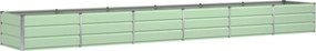 vidaXL Γλάστρα Πράσινο 480 x 80 x 45 cm Ατσάλι