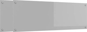 vidaXL Πίσω Πάνελ Κουζίνας 2 pcs Ανοιχτό γκρι 120 x 40 cm