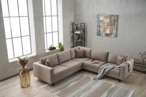 Corner Sofa Kale Linen - Cream Cream