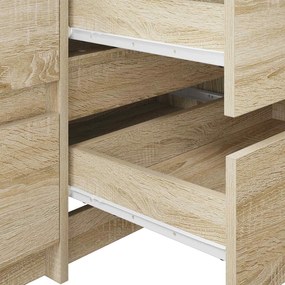 vidaXL Οδηγός Συρταριού 12 pcs Λευκό 300 mm Ατσάλι