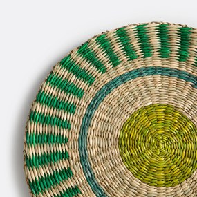 Σετ 4 σουπλά από ψάθα, Romix