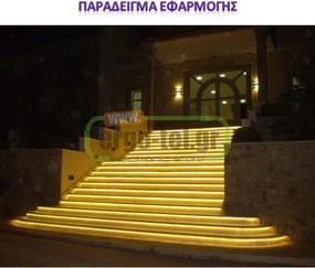 Led ταινία 5m αδιάβροχη 24VDC 14,4W/m θερμό λευκό φως IP67 στεγανή 60LED5050/m