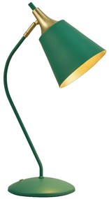 Φωτιστικό Επιτραπέζιο Ø28x Y53 cm Πράσινο -Χρυσό Viokef Menta 4241700