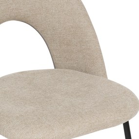 Καρέκλα Τραπεζαρίας (49x53x81) A-S Raven Beige 207301A