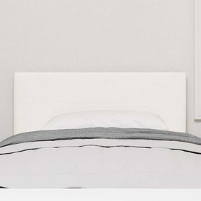 vidaXL LED κεφαλάρι με φώτα λωρίδας LED Κρεμ 90 cm Πολυεστέρας