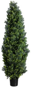 Τεχνητό Δέντρο Cypressus Leylandii 20155 Φ40x150cm Beige-Green GloboStar Πολυαιθυλένιο,Ξύλο