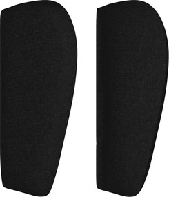 vidaXL Κρεβάτι Boxspring με Στρώμα Μαύρο 80 x 200 εκ. Υφασμάτινο