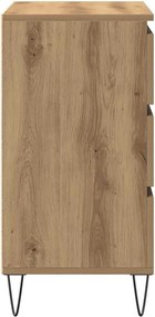 vidaXL Πλαϊνό γραφείο Artisan Oak 60 x 35 x 70 cm Επεξεργασμένο ξύλο