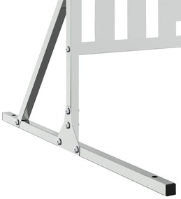 vidaXL Οθόνη Ιδιωτικότητας Γκρι 100 x 50 x 180 εκ. Ατσάλι