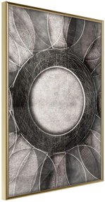 Αφίσα - Circles - 20x30 - Χρυσό - Χωρίς πασπαρτού