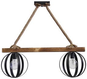 Φωτιστικό Lama Raga Rope 2l Ut-Wh 31-0953 Heronia Rope, Metal