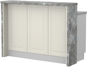 Πάγκος νησίδας Toscana-Μήκος: 135 εκ.-Siena marble