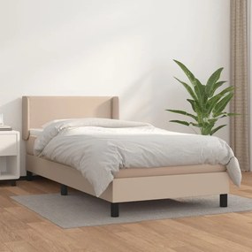 ΚΡΕΒΑΤΙ BOXSPRING ΜΕ ΣΤΡΩΜΑ ΚΑΠΟΥΤΣΙΝΟ 90X200ΕΚ.ΑΠΟ ΣΥΝΘ. ΔΕΡΜΑ 3130702