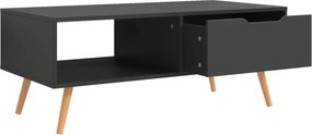 vidaXL Τραπεζάκι Σαλονιού Γκρι 100 x 49,5 x 43 εκ. από Επεξ. Ξύλο