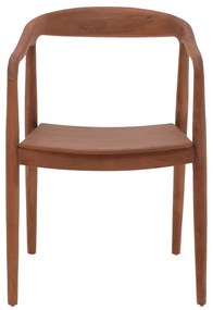 Καρέκλα - Πολυθρόνα Zonge σκελετός teak ξύλο σε καρυδί 54x57x76 εκ. 54x57x76 εκ.