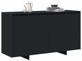vidaXL Πλαϊνό γραφείο Μαύρο 135 x 41 x 69 cm Επεξεργασμένο ξύλο