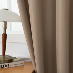 Beauty Home Ύφασμα κουρτίνας με το μέτρο μεσαίας σκίασης Effect Art 8443 Φ320 Μπεζ
