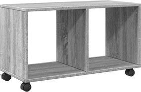 vidaXL Ντουλάπι Με Ροδάκια Γκρι Sonoma 72x33x42,5 εκ. Επεξεργ. Ξύλο