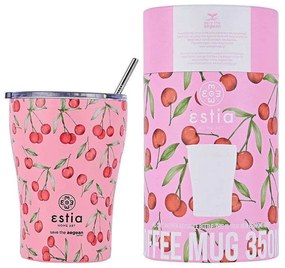 Ποτήρι - Θερμός Save The Aegean Cherry 01-16876 350ml Multi Estia