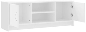 vidaXL Έπιπλο Τηλεόρασης Λευκό 102x30x37,5 εκ. από Επεξεργ. Ξύλο