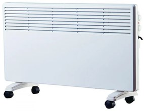 Ενδοδαπέδιος θερμαντήρας ELITE ECP-1392, 2000W, 20 m2, 2 στάδια, Ενδεικτικές λυχνίες, IPX4, Επιτοίχια τοποθέτηση, Λευκό